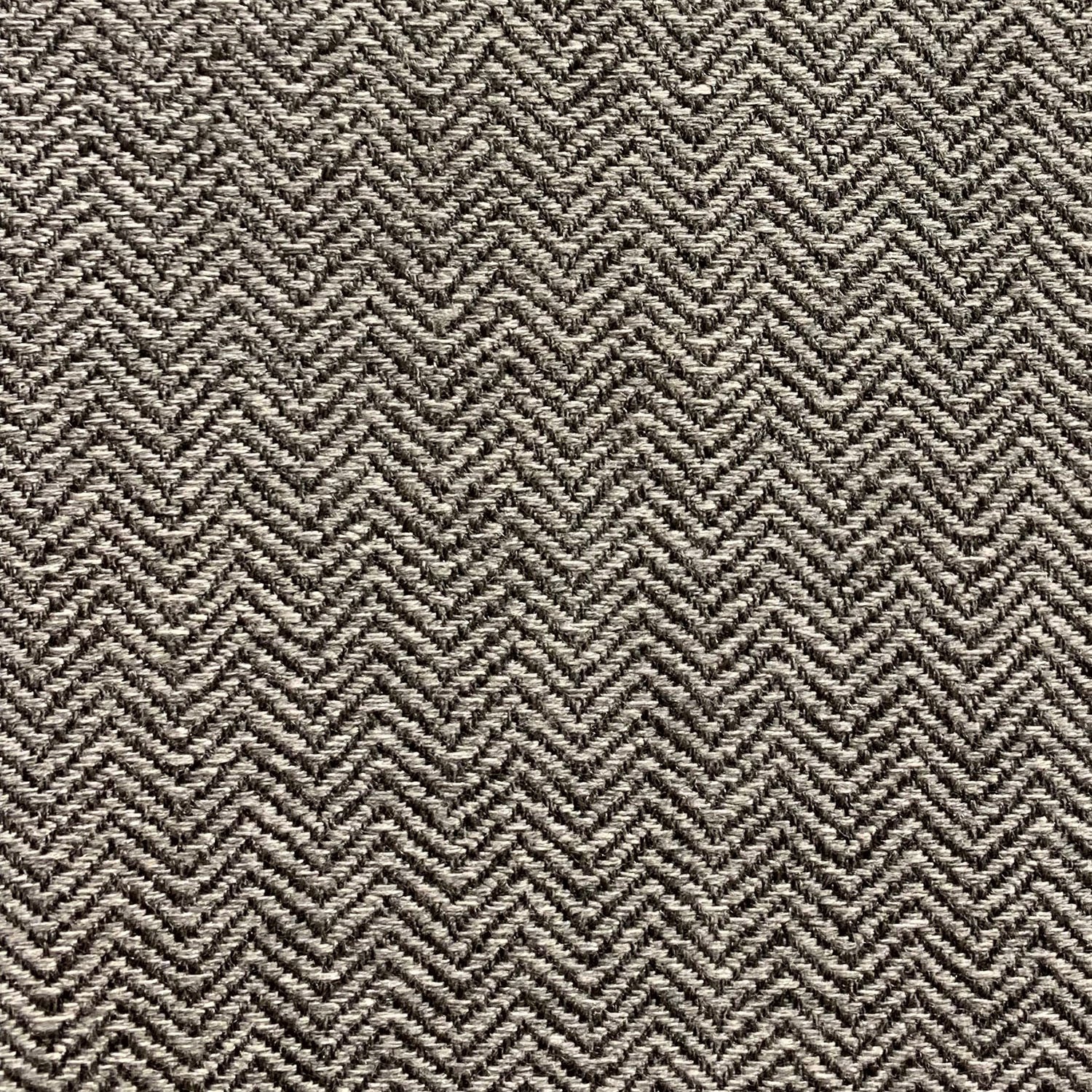 Jagged Ash Gray Chevron Luxury Throw Pillow showcasing a modern chevron pattern in gray, made from durable Sunbrella fabric, perfect for indoor and outdoor use.