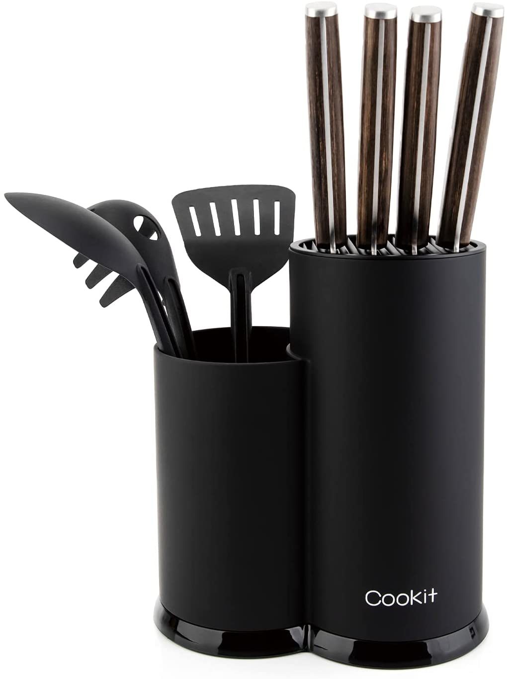 Cooking utensils and knife holder.