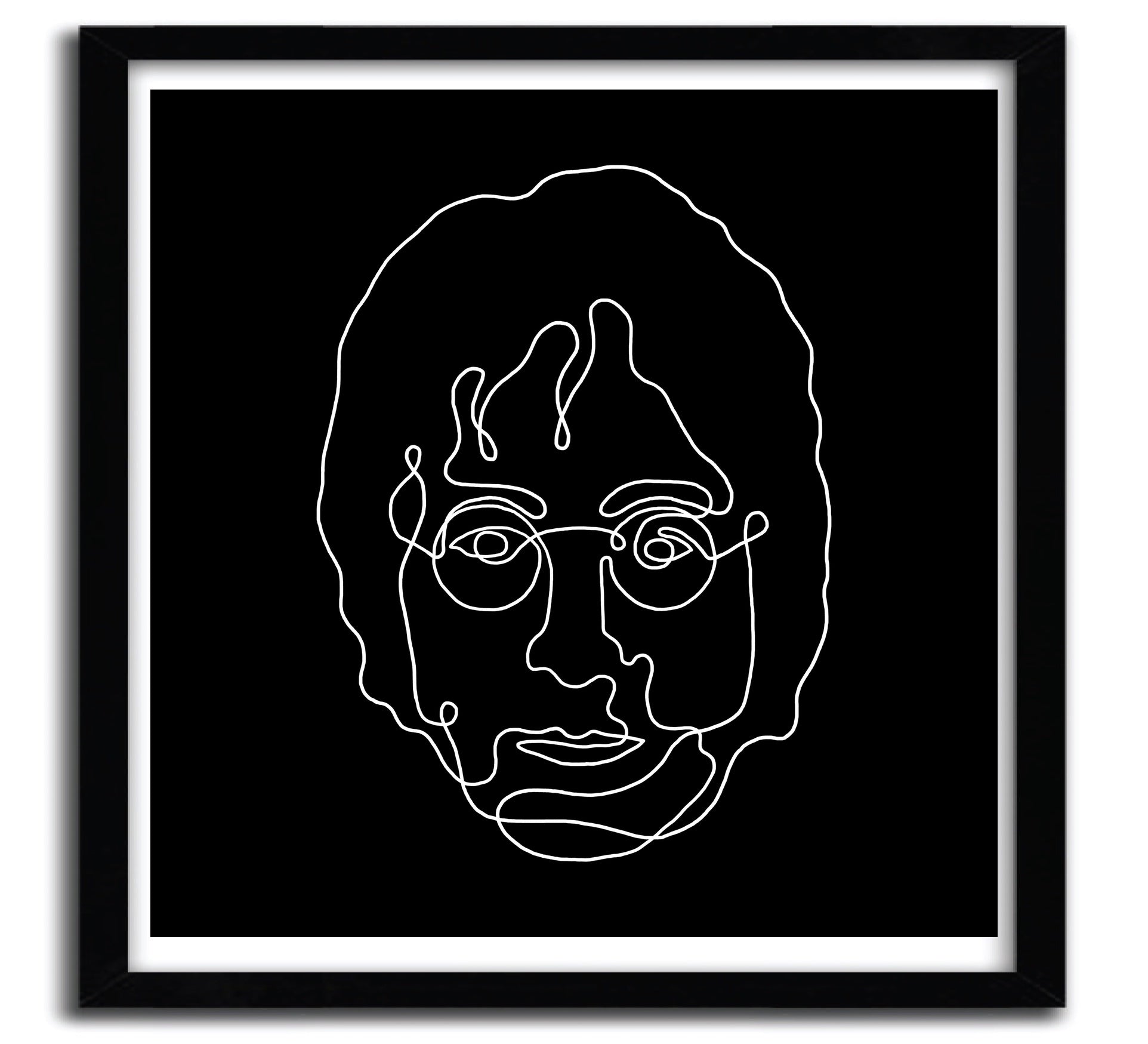 Lennon by MERUPA art print on fine arts paper, showcasing vibrant colors and intricate details, limited edition with certificate of authenticity.