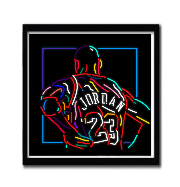 MJ2 by VAN ORTON fine art print on 300gsm cotton paper, featuring vibrant colors and a unique design.