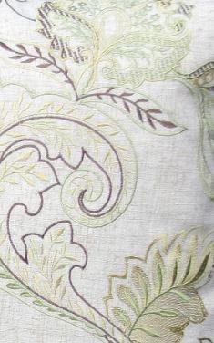 ML13902 Floral Fantasy Pillow featuring intricate floral embroidery on a soft fabric, perfect for home decor.