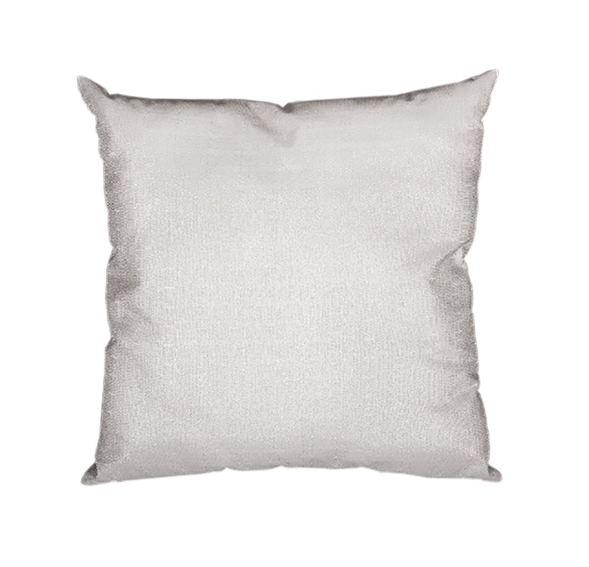 ML17119 Ornament Wreath Pillow featuring gold and silver ornaments on a shimmering white background, perfect for holiday decor.