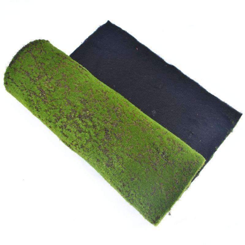 Moss Artificial Vertical Garden Wall Covering, 200cm x 50cm, showcasing realistic green and brown tufts for a lush, natural appearance.