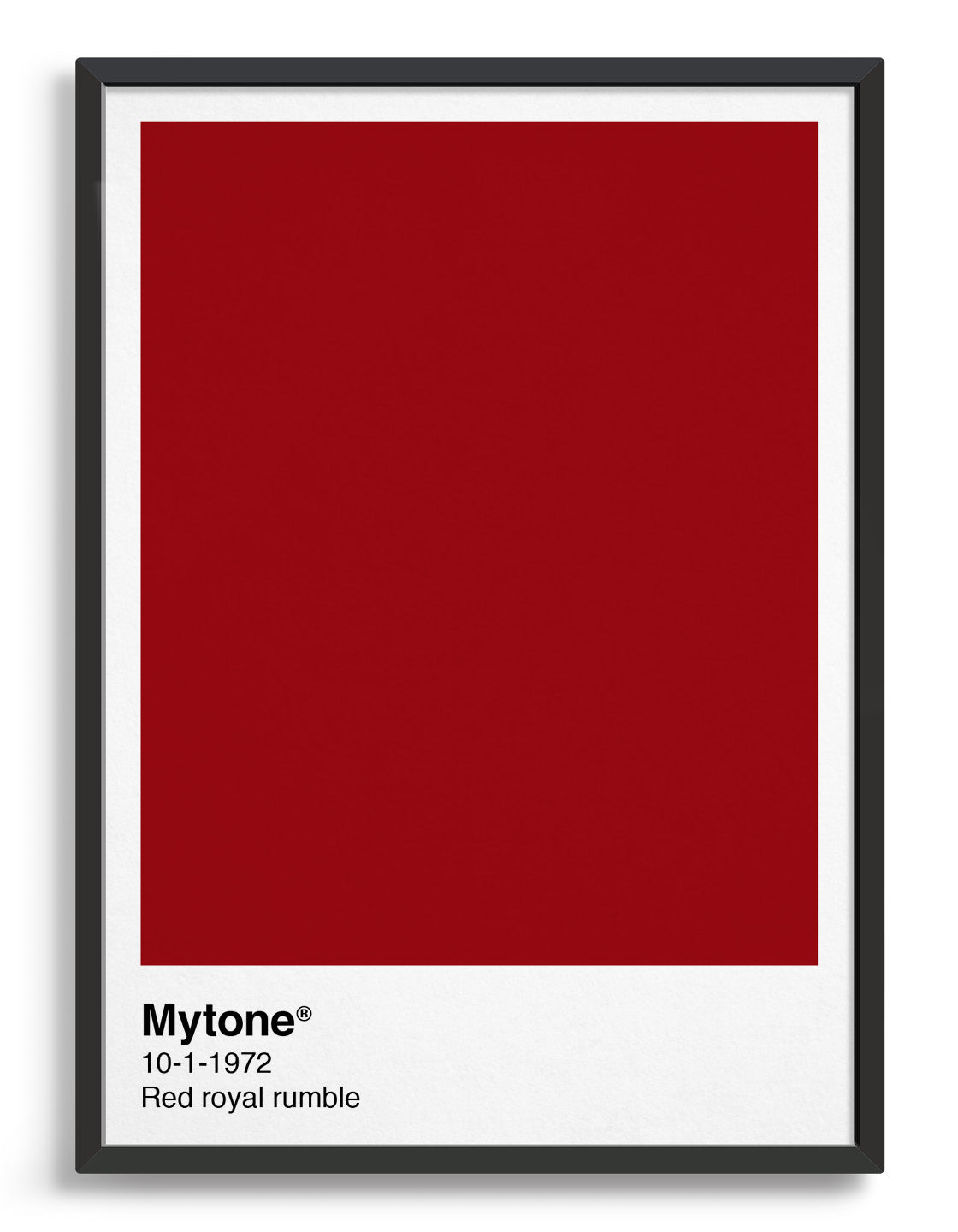 Mytone Colour Swatch showcasing 49 vibrant color options and personalized text examples.