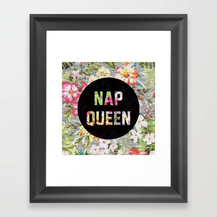 Nap Queen art print frame made of solid wood with a contemporary angular design, featuring shatterproof acrylic and a smooth gesso finish.