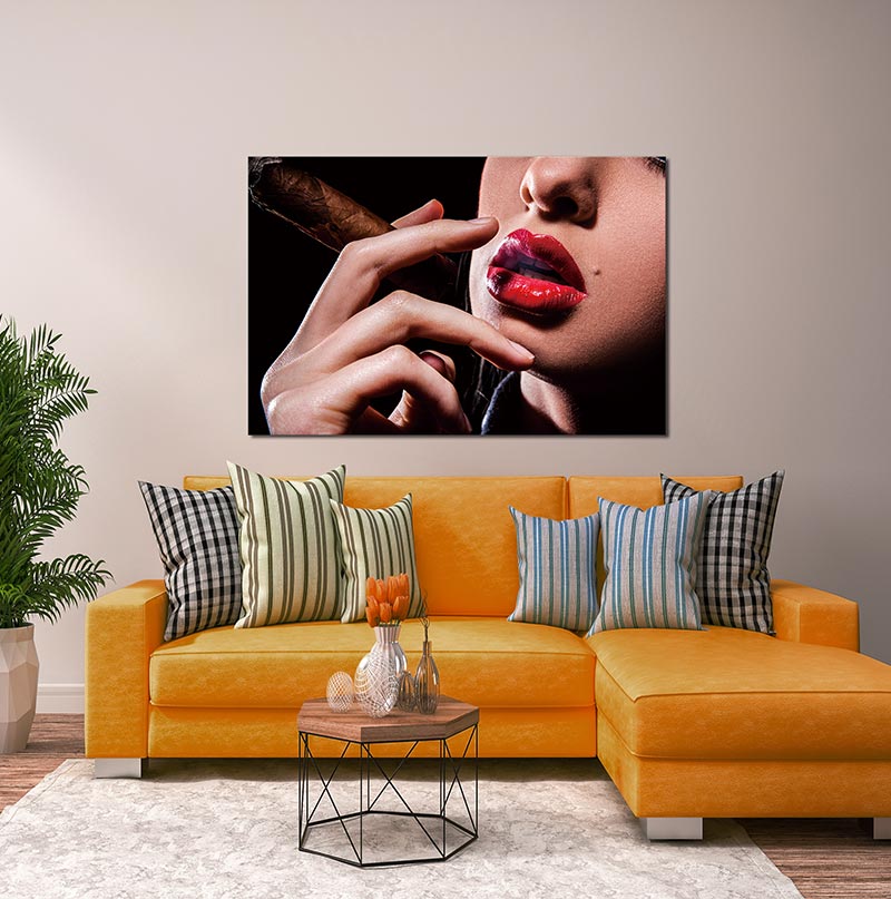 Noir Acrylic Print Unframed Wall Art showcasing a modern design with high-gloss finish and polished edges, perfect for home or office decor.