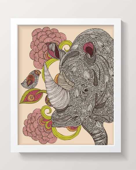 A vibrant artwork titled 'Olive and Hank' printed on 8x10 photographic paper, showcasing intricate details and colors.