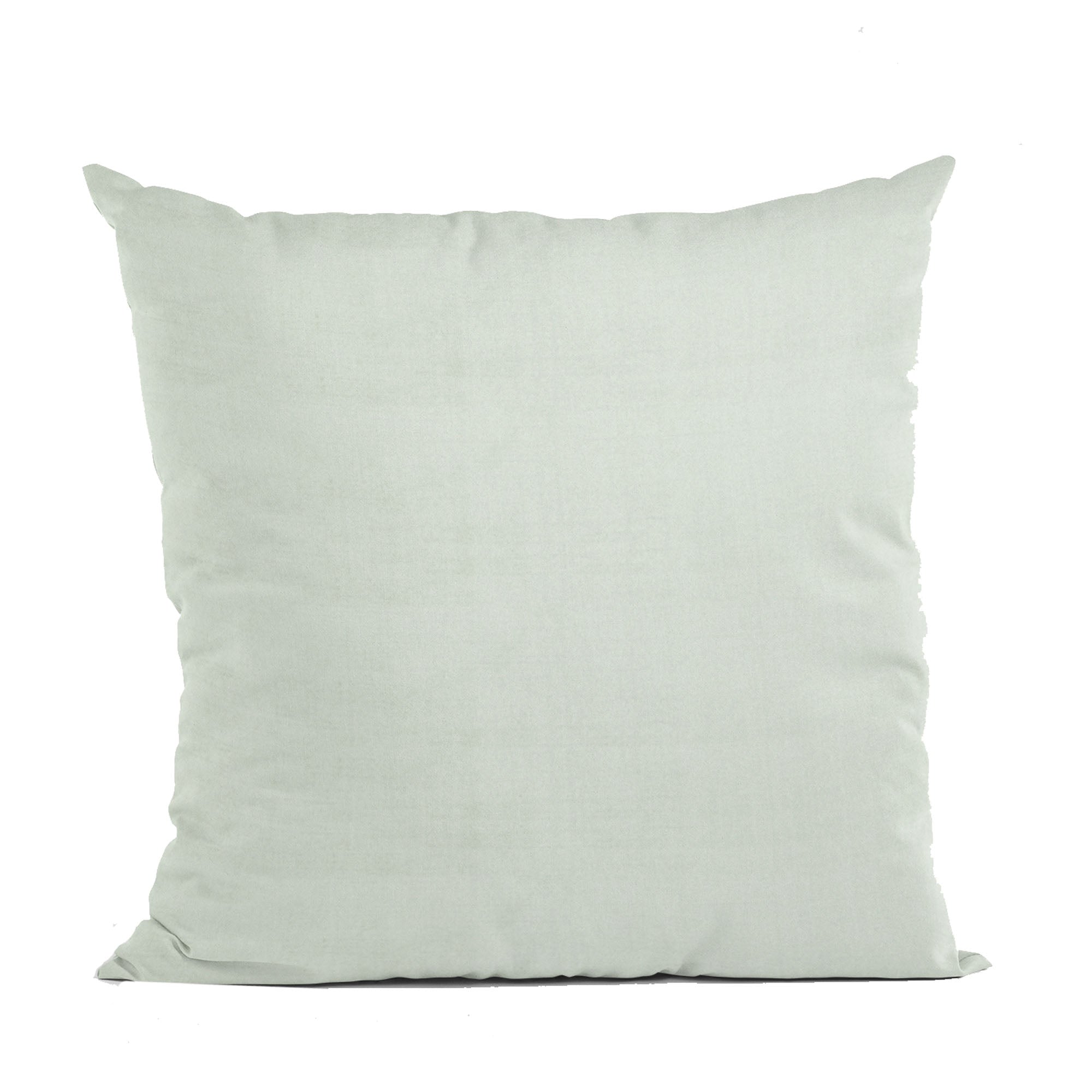 Plutus Baby Blue Solid Shiny Velvet Luxury Throw Pillow showcasing its elegant design and soft texture, perfect for home decor.