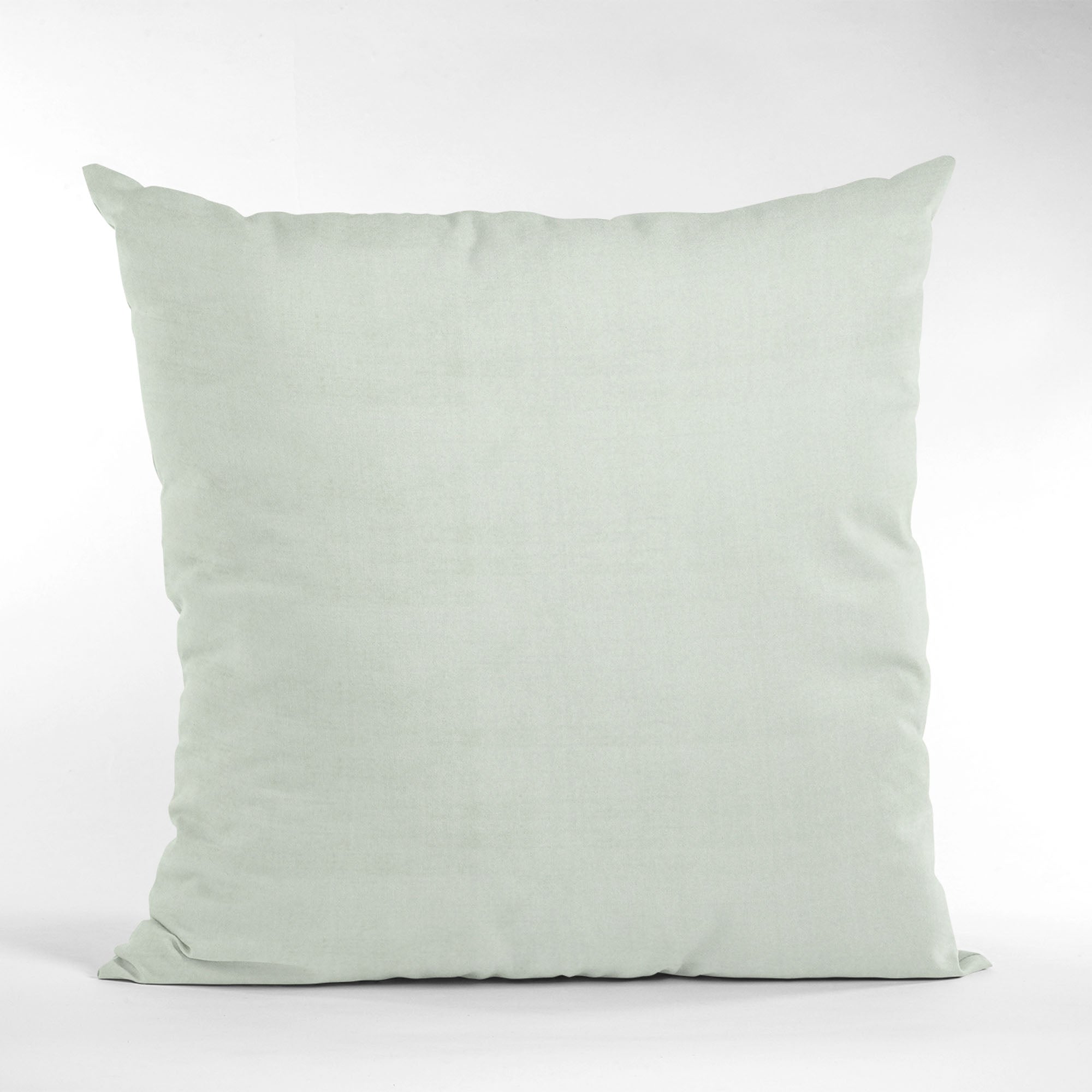 Plutus Baby Blue Solid Shiny Velvet Luxury Throw Pillow showcasing its elegant design and soft texture, perfect for home decor.