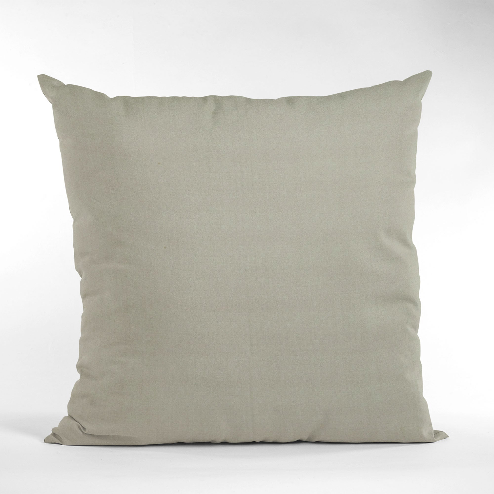 Plutus Light Grey Solid Shiny Velvet Luxury Throw Pillow showcasing its elegant design and soft texture, perfect for home decor.