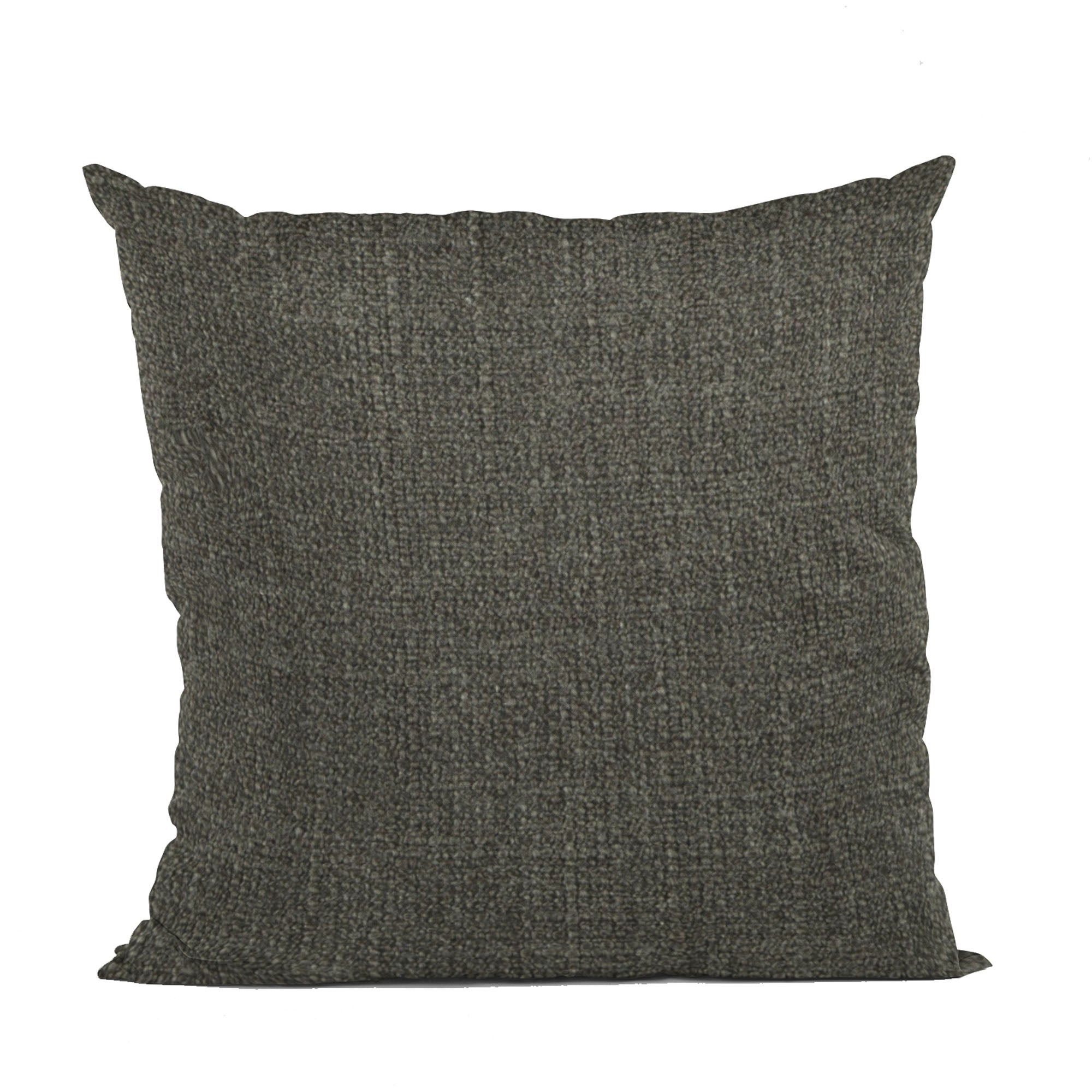 Plutus Mascara Wall Textured Solid Luxury Throw Pillow showcasing its elegant design and rich color.