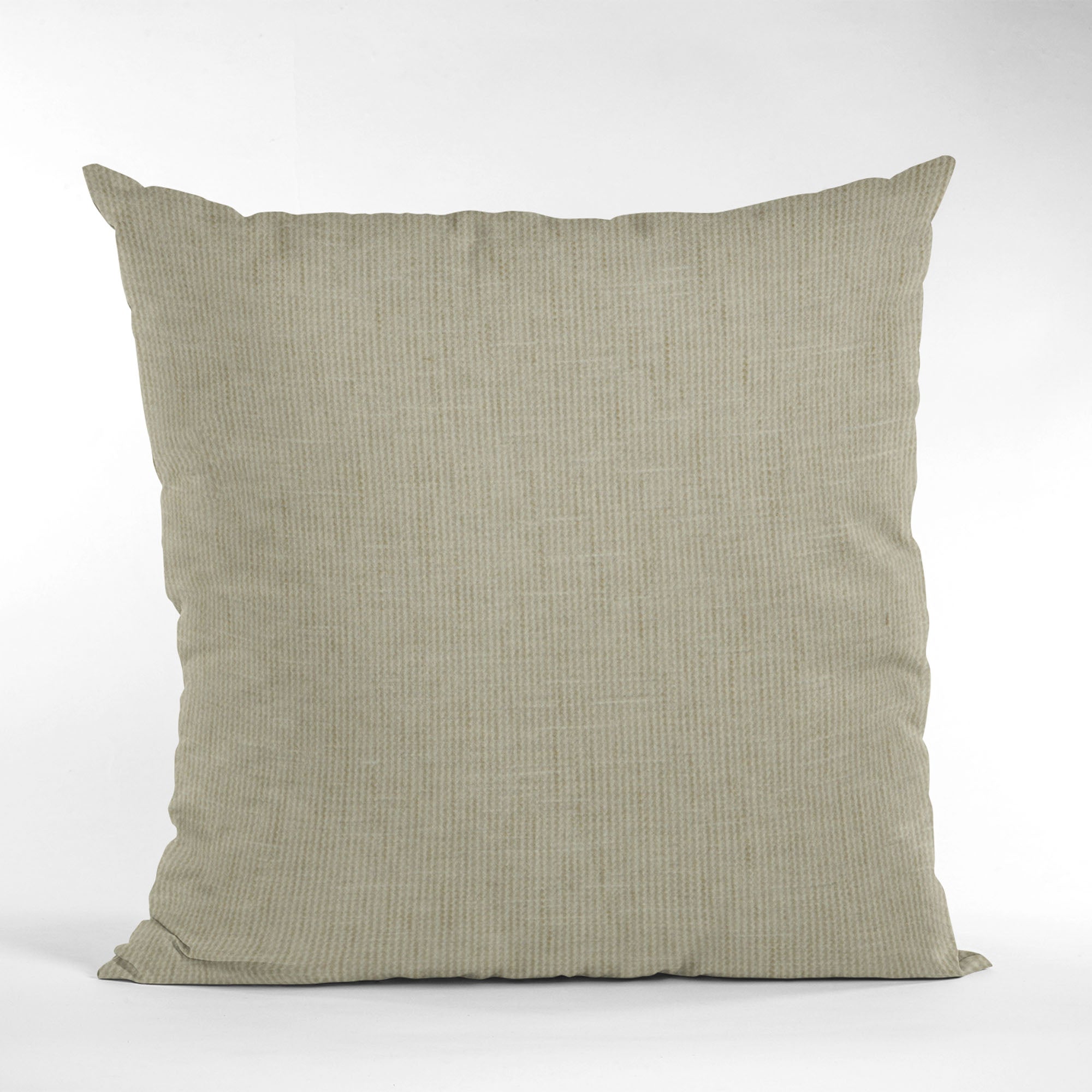 Plutus Stonewash Waffle Textured Solid throw pillow showcasing a luxurious waffle texture in a stonewash color, featuring an invisible zipper and professional stitching.