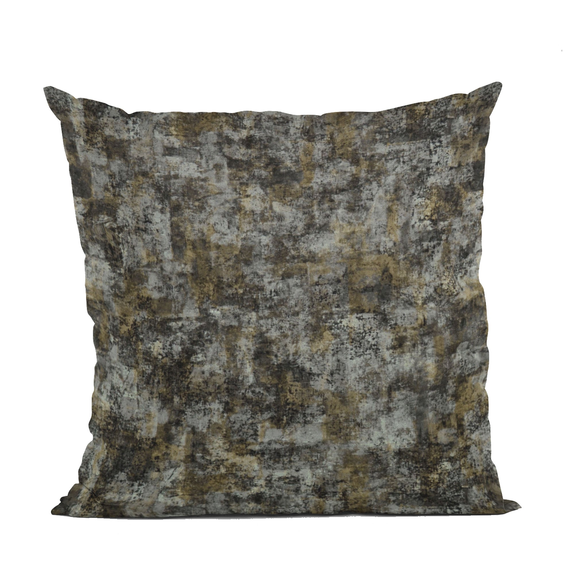 Plutus Twilight Hidden Island Velvet Throw Pillow with luxurious foil printing, showcasing a twilight color and elegant design.