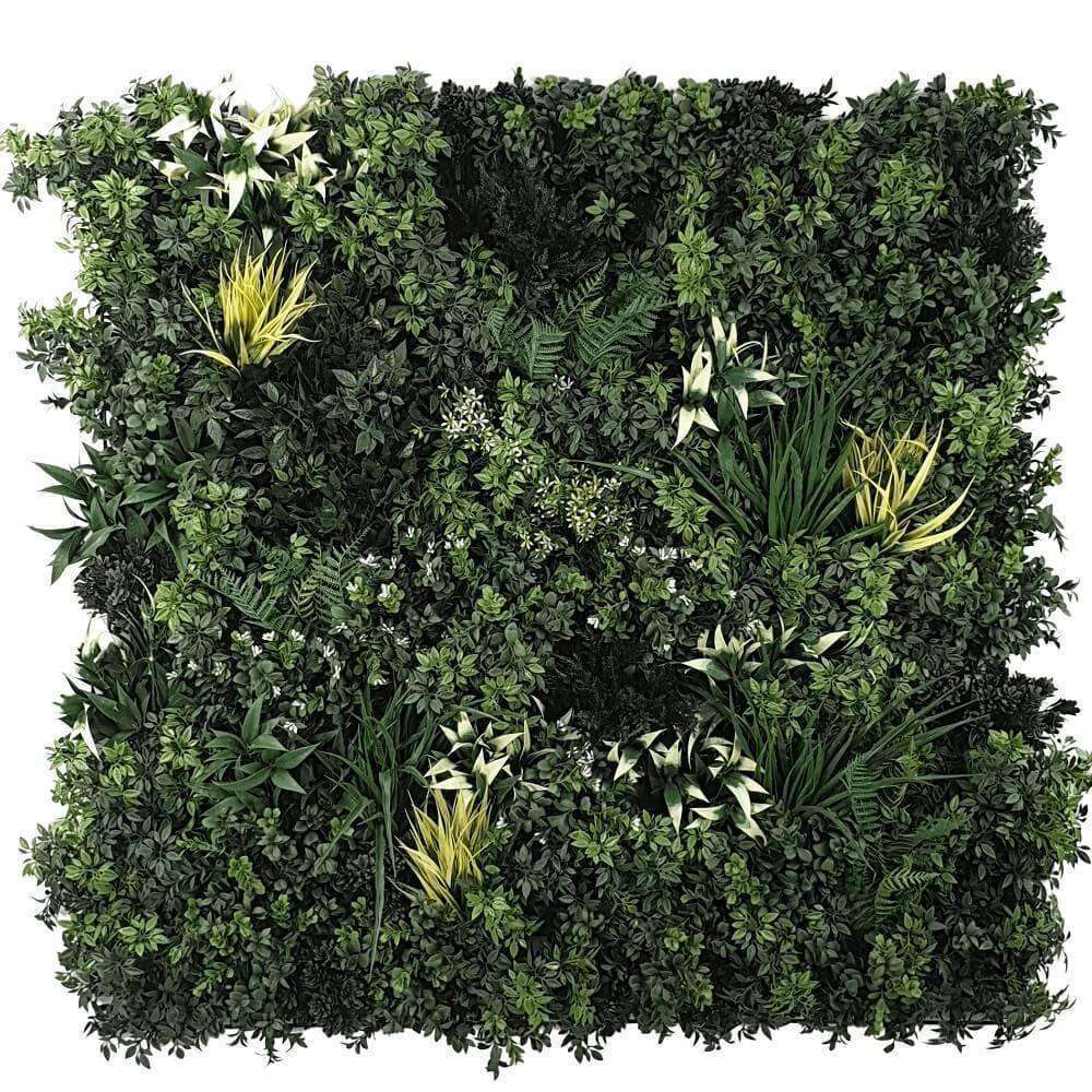 Premium Green Forest Artificial Vertical Garden showcasing lush, life-like foliage in a vibrant arrangement, perfect for enhancing any space.