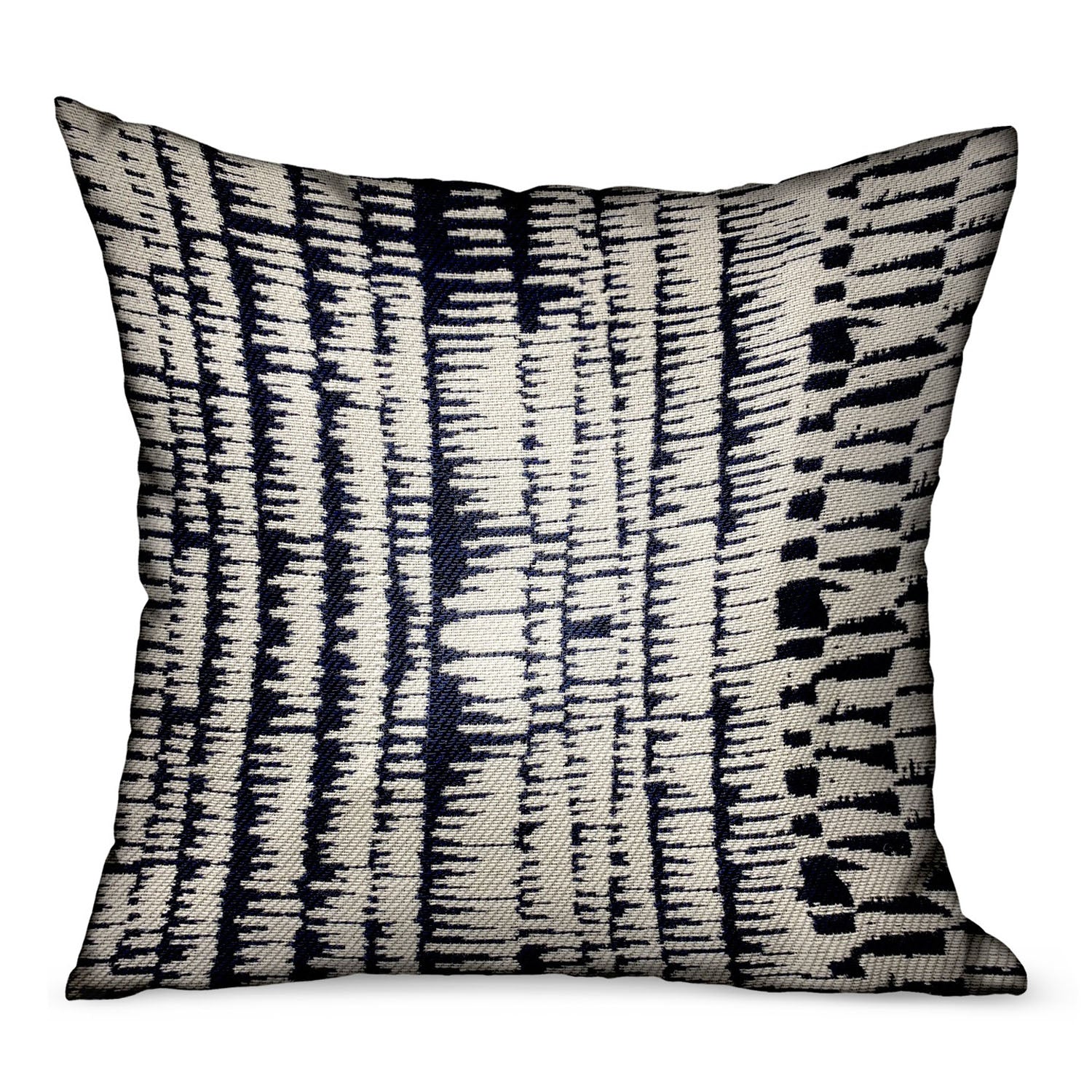 Radiant Beryl Blue Abstract Luxury Throw Pillow showcasing vibrant blue abstract design, perfect for indoor and outdoor use.