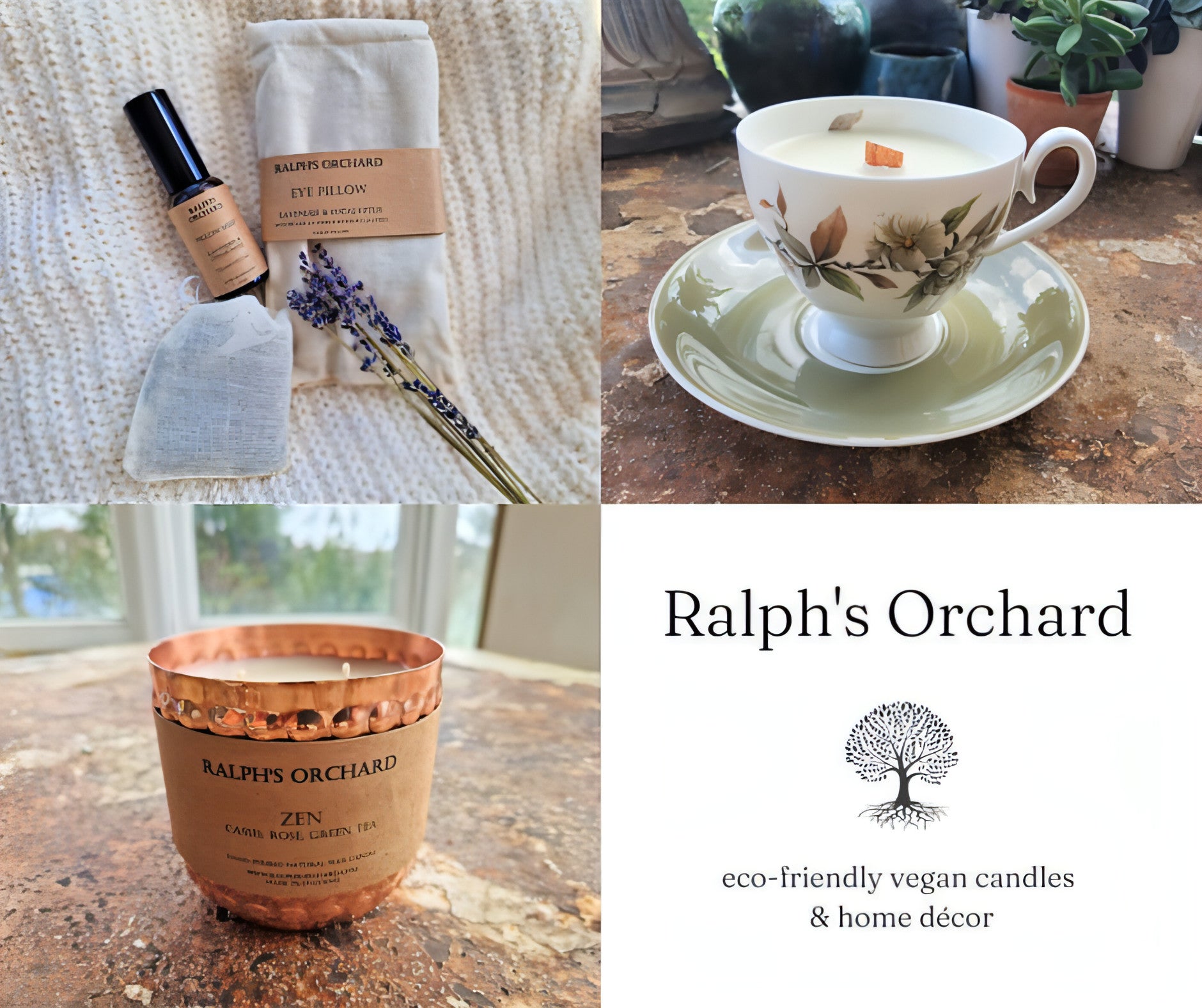 Ralph's Orchard Gift Card featuring eco-friendly vegan products and a beautiful design.