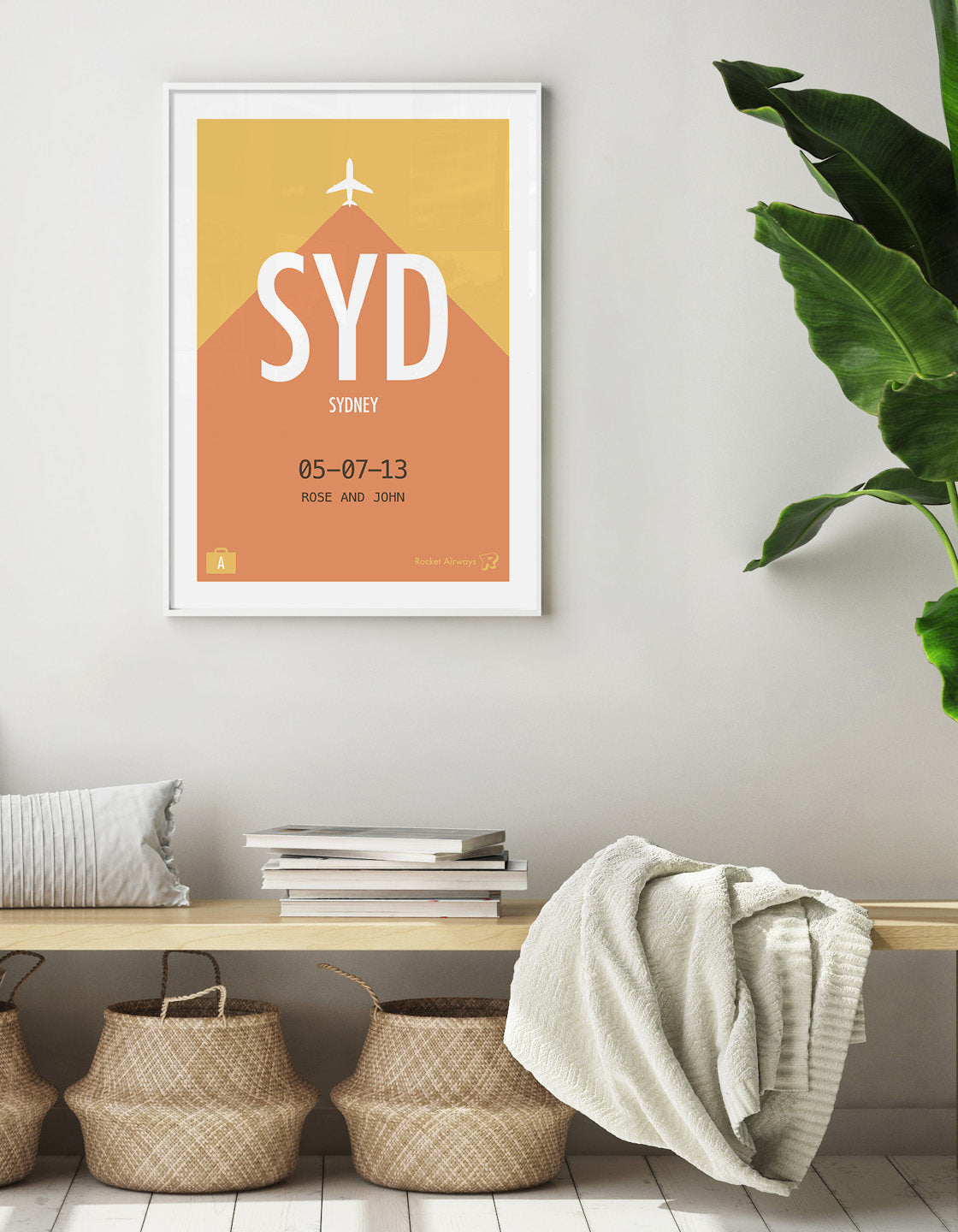 A customizable Retro Travel Destination VII print featuring a vintage design, perfect for travelers to immortalize their favorite holiday destinations.