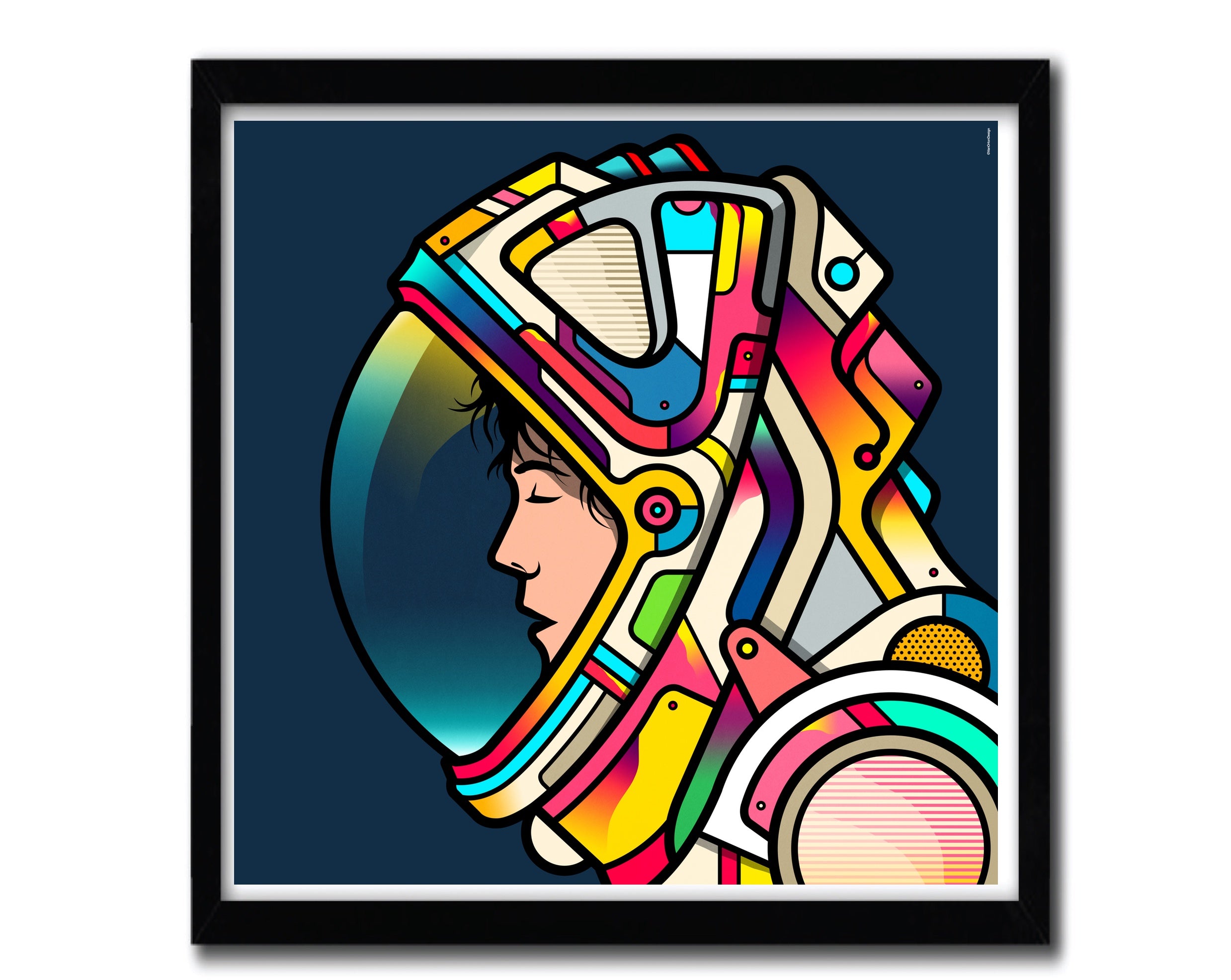 Ripley by VAN ORTON art print on fine arts paper, showcasing vibrant colors and intricate details.