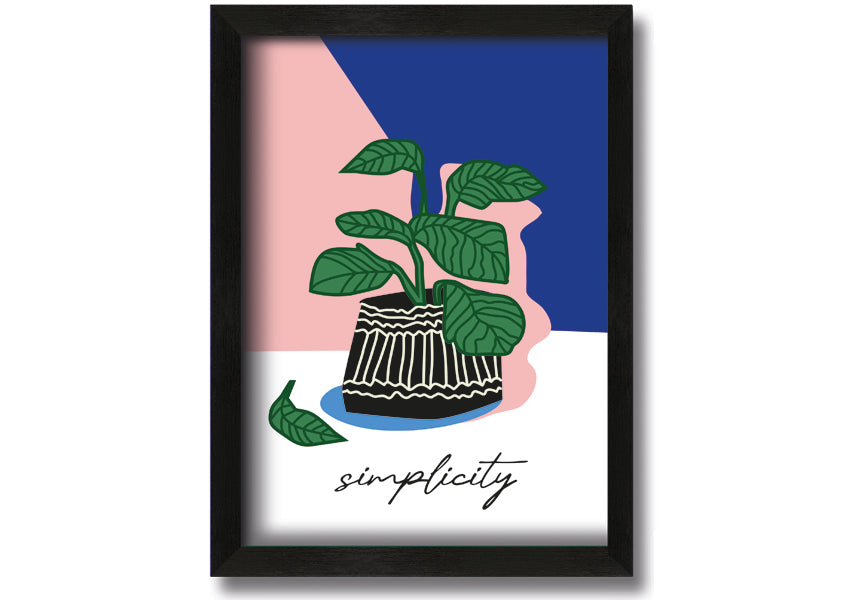 A beautifully framed print of a flower vase, showcasing vibrant colors and elegant design, ready to hang on the wall.