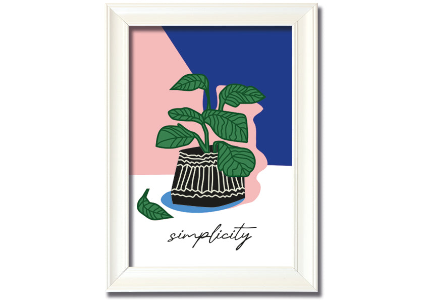 A beautifully framed print of a flower vase, showcasing vibrant colors and elegant design, ready to hang on the wall.