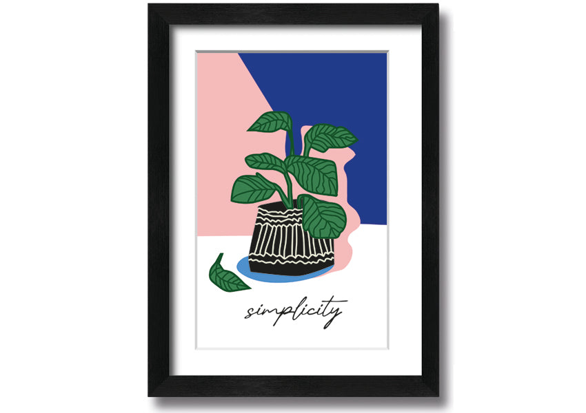 A beautifully framed print of a flower vase, showcasing vibrant colors and elegant design, ready to hang on the wall.