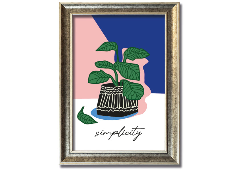 A beautifully framed print of a flower vase, showcasing vibrant colors and elegant design, ready to hang on the wall.