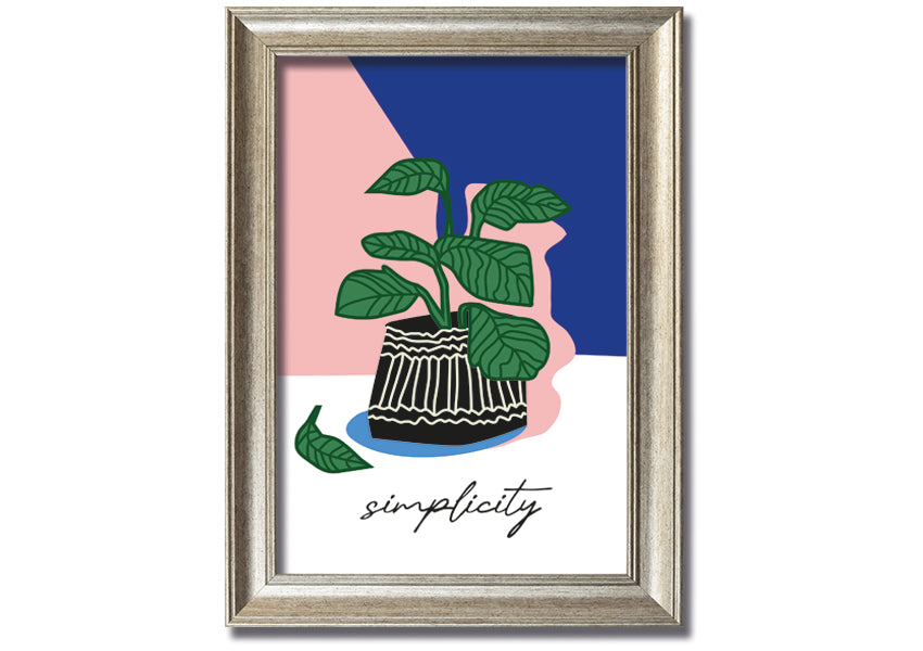 A beautifully framed print of a flower vase, showcasing vibrant colors and elegant design, ready to hang on the wall.