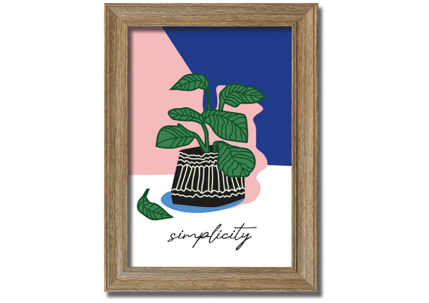 A beautifully framed print of a flower vase, showcasing vibrant colors and elegant design, ready to hang on the wall.