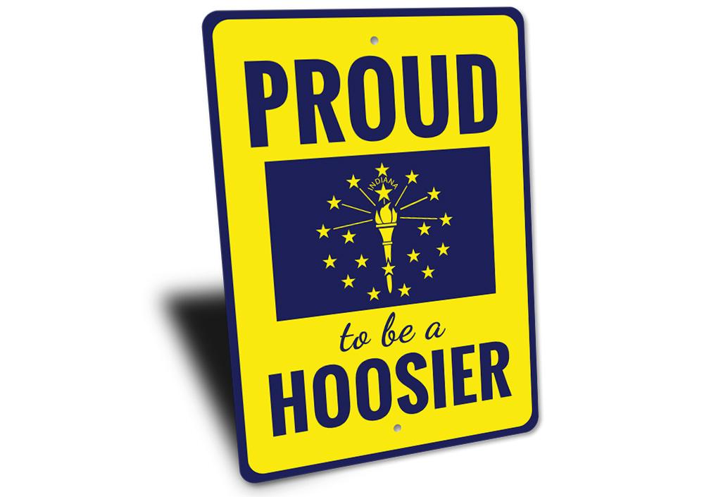 Customizable State Pride sign made of high-quality aluminum, featuring pre-drilled holes for easy mounting.