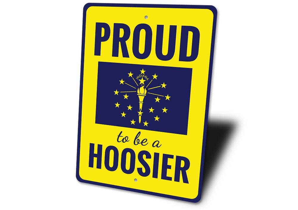 Customizable State Pride sign made of high-quality aluminum, featuring pre-drilled holes for easy mounting.