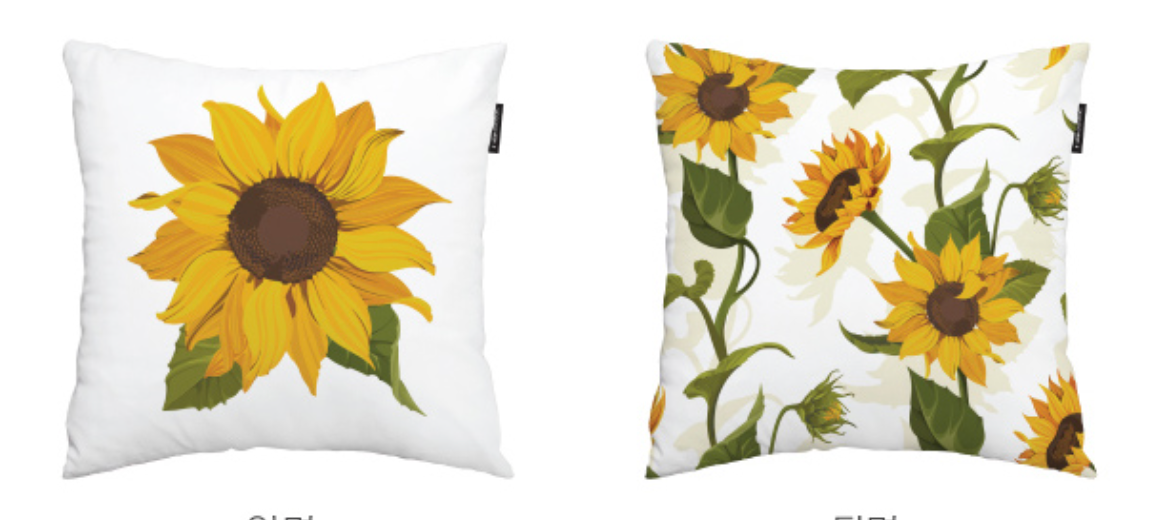 Sunflower Garden cushion featuring vibrant sunflower design and double-sided pattern, perfect for home decor.