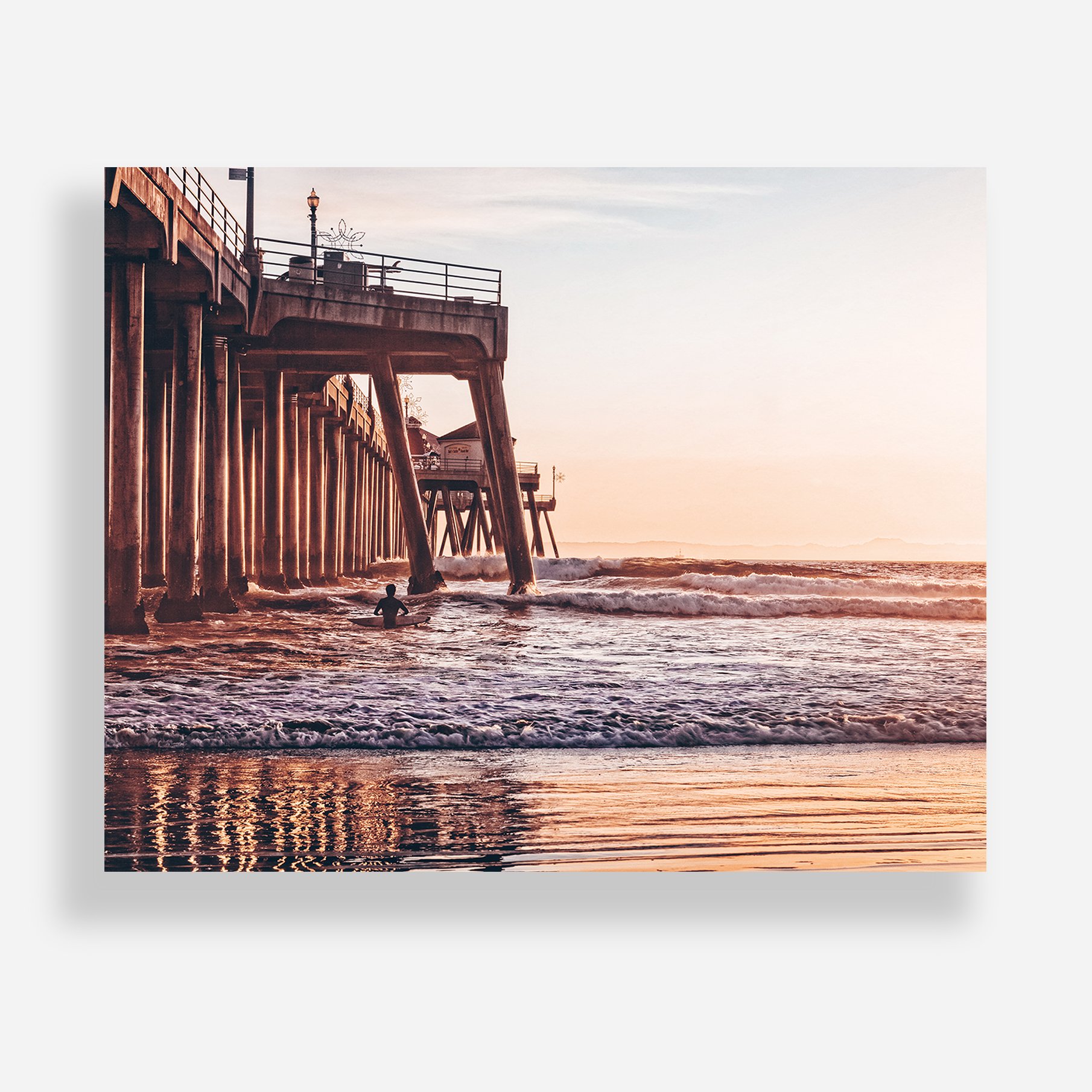 SURF STATION unframed fine art photography print showcasing vibrant coastal scenery.