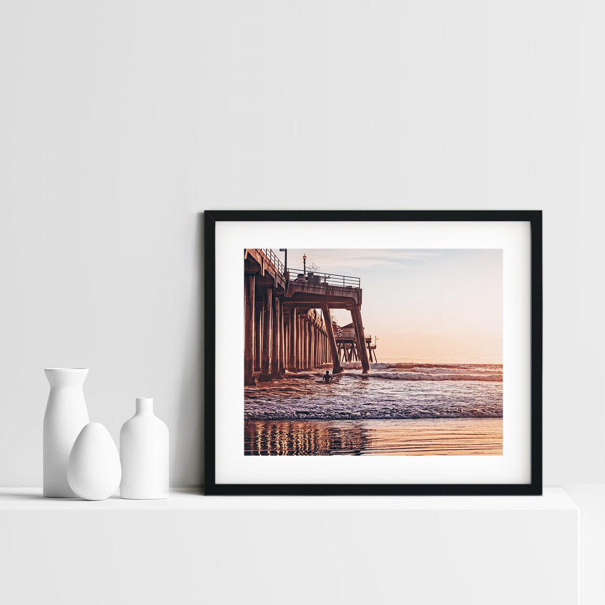 SURF STATION unframed fine art photography print showcasing vibrant coastal scenery.