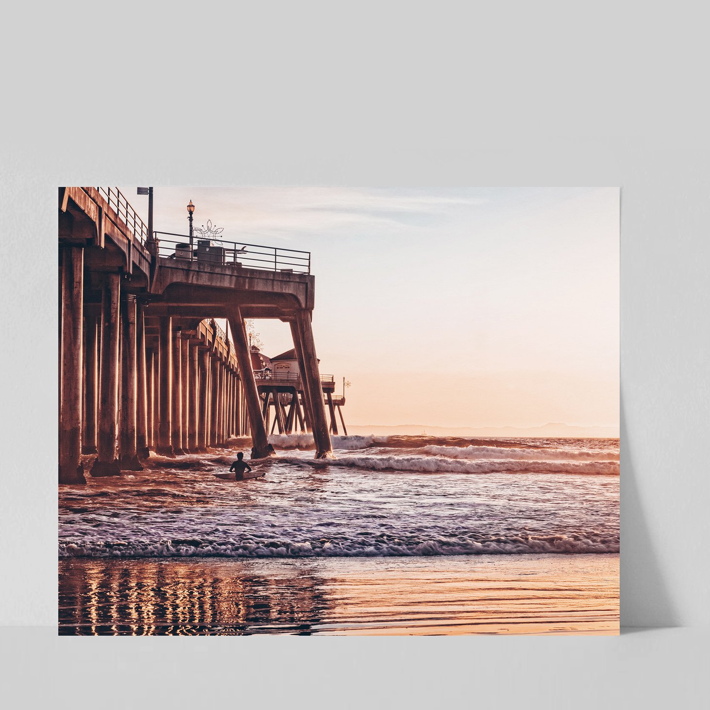 SURF STATION unframed fine art photography print showcasing vibrant coastal scenery.