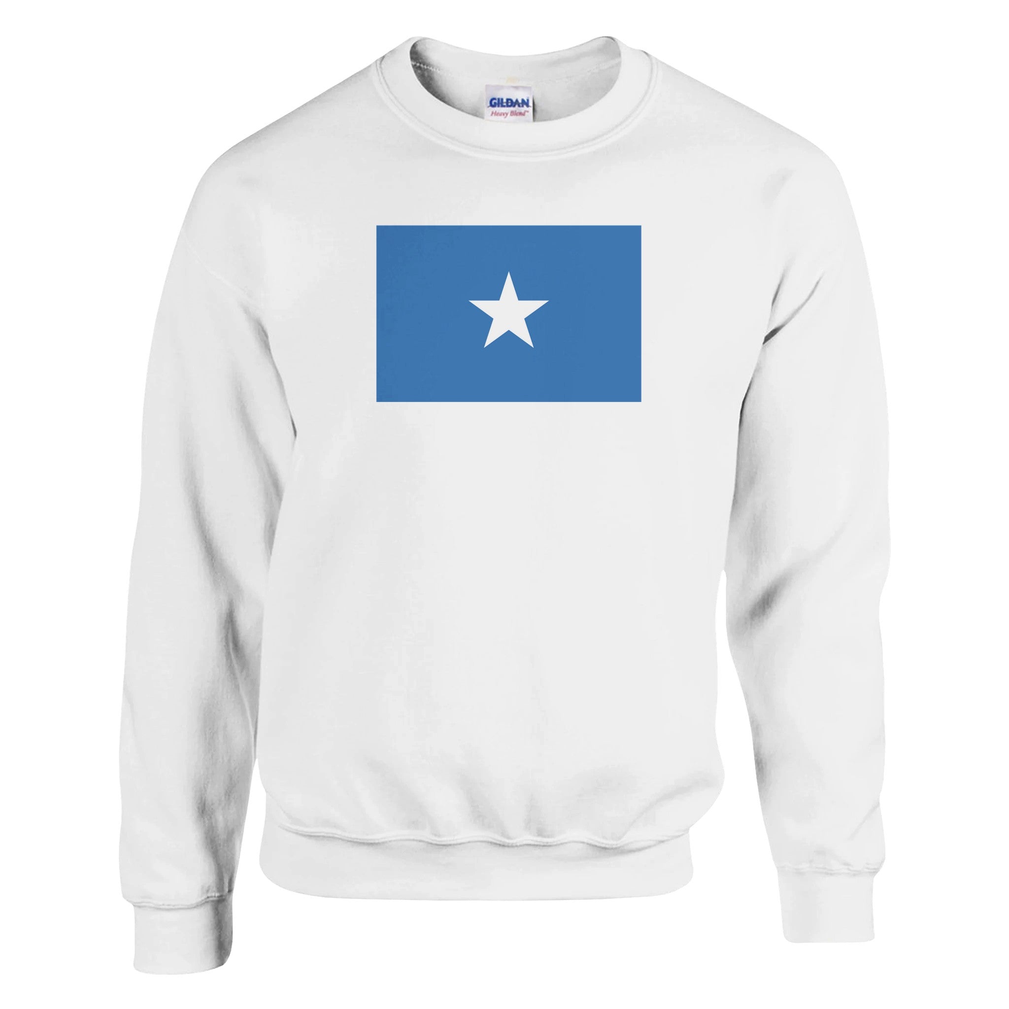 Sweat-shirt Drapeau de la Somalie en coton et polyester, avec une coupe classique et des détails de couture soignés.