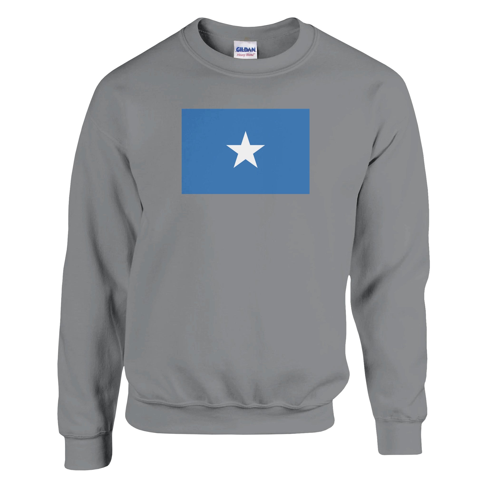 Sweat-shirt Drapeau de la Somalie en coton et polyester, avec une coupe classique et des détails de couture soignés.