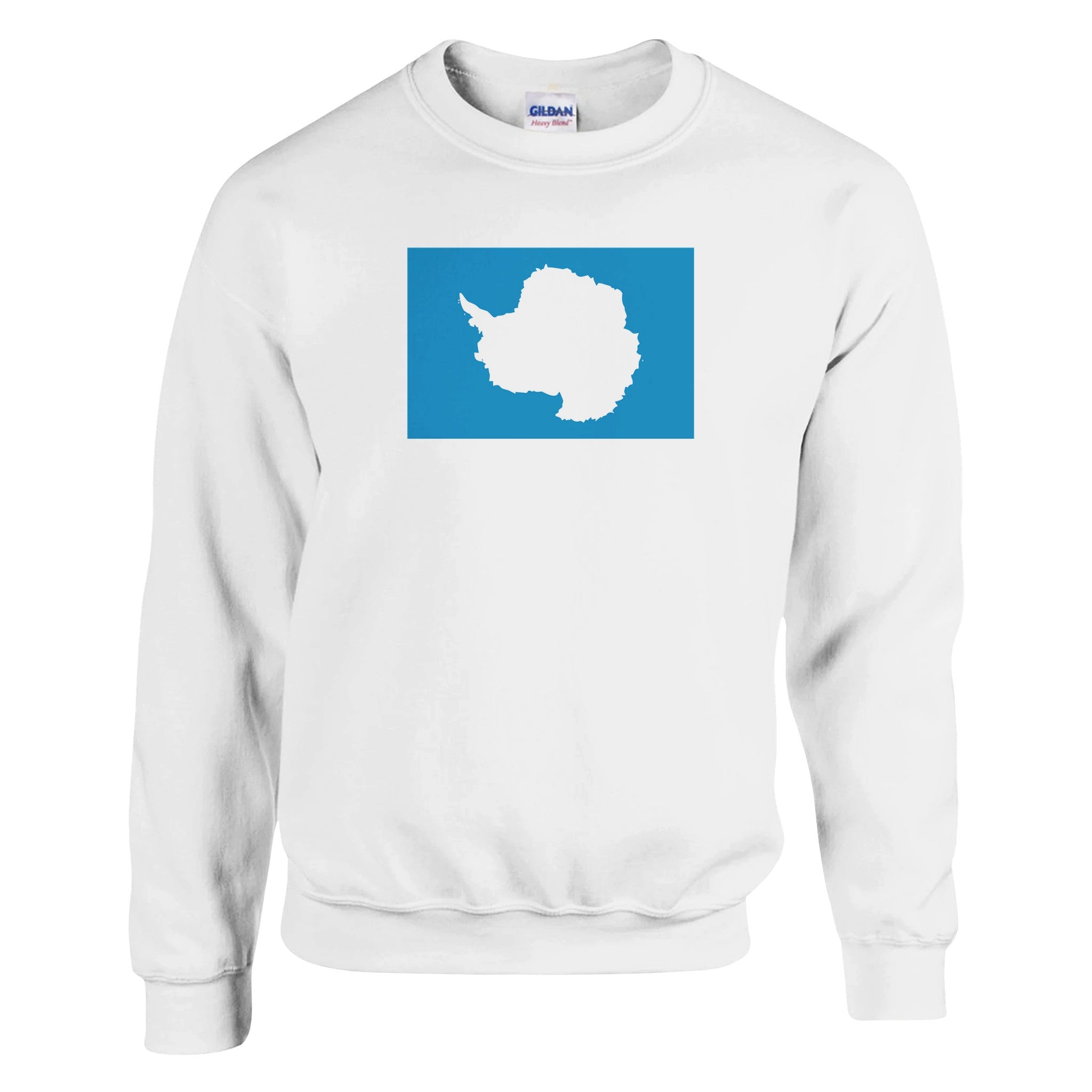 Sweat-shirt Drapeau de l'Antarctique en coton et polyester, avec une coupe classique et des détails de couture soignés.