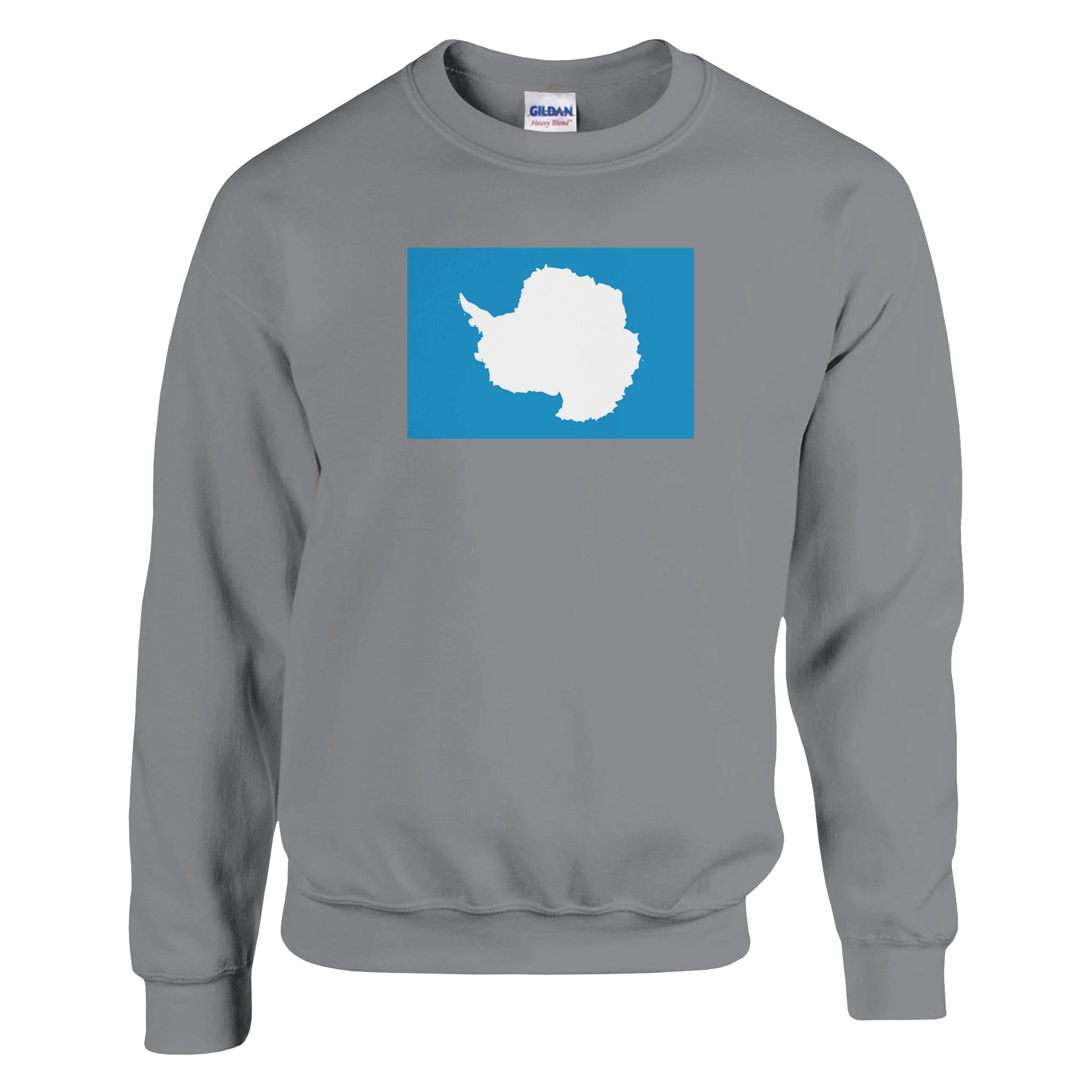 Sweat-shirt Drapeau de l'Antarctique en coton et polyester, avec une coupe classique et des détails de couture soignés.