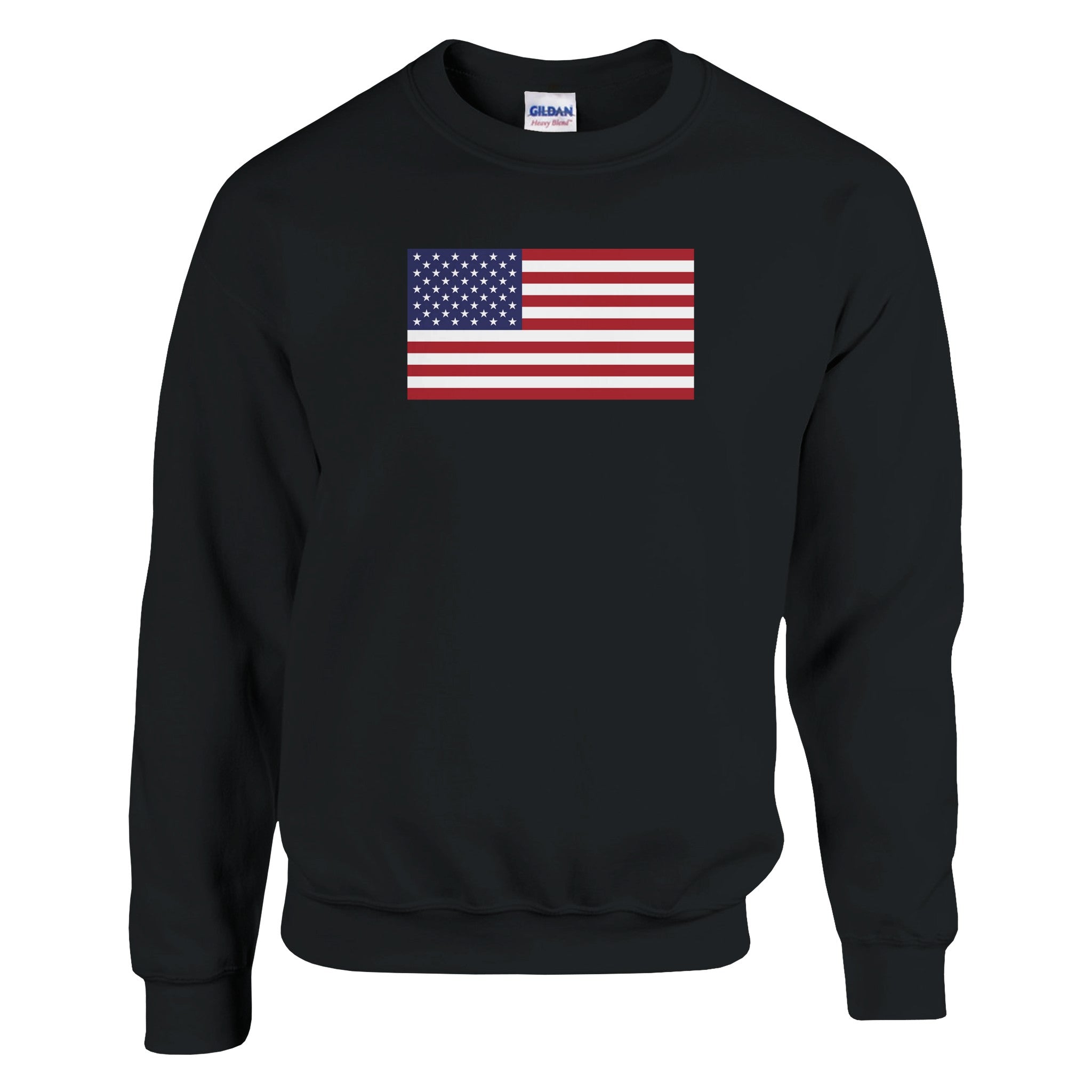 Sweat-shirt Drapeau des États-Unis en coton et polyester, avec un design classique et des détails de couture soignés.