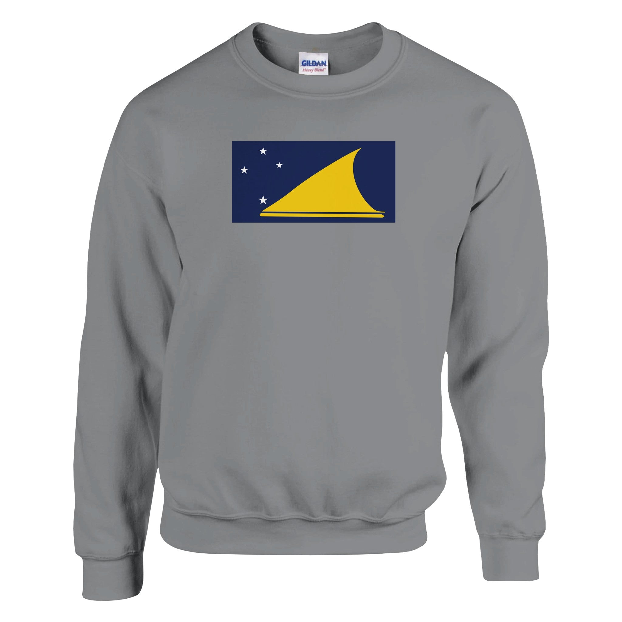 Sweat-shirt Drapeau des Tokelau en coton et polyester, avec une coupe classique et des détails de couture soignés.