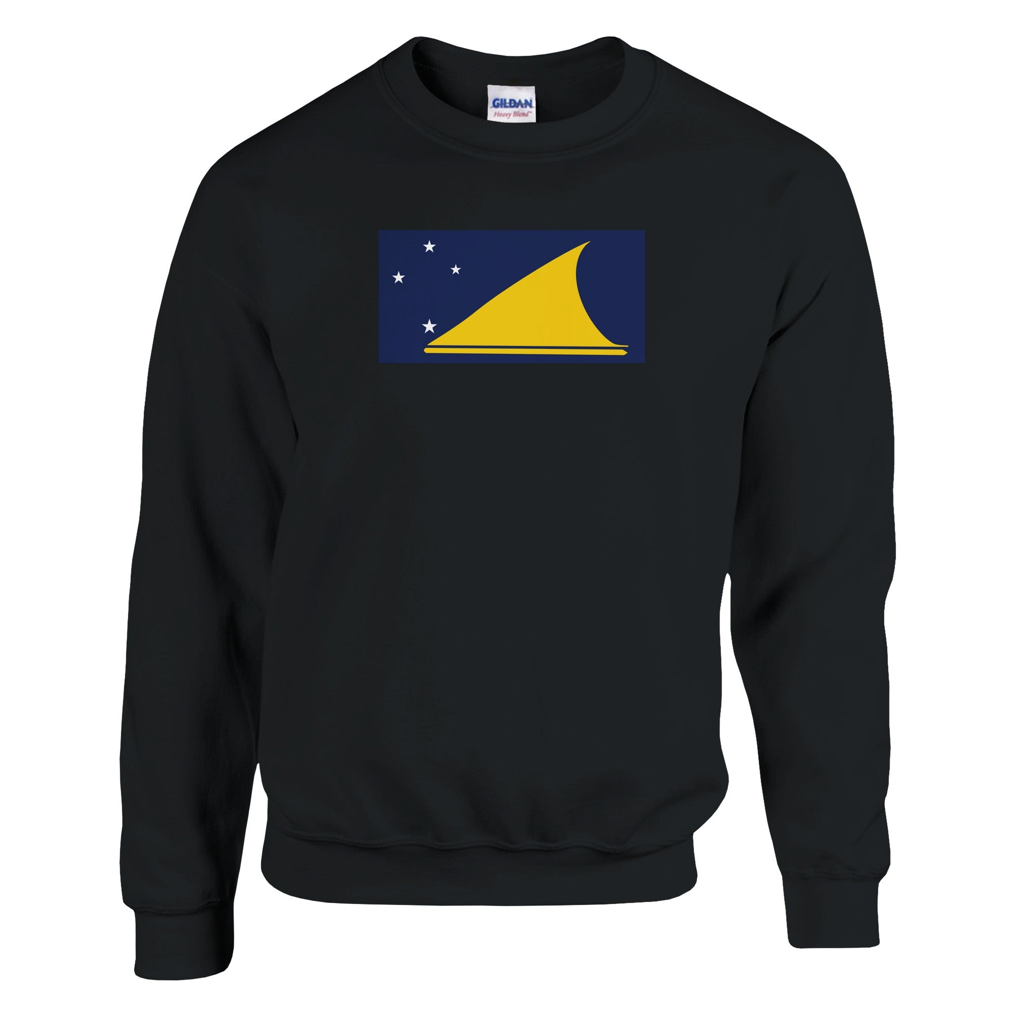 Sweat-shirt Drapeau des Tokelau en coton et polyester, avec une coupe classique et des détails de couture soignés.