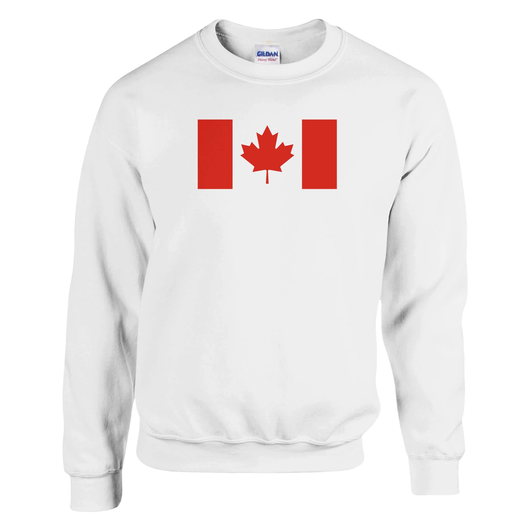 Sweat-shirt Drapeau du Canada en coton et polyester, avec une coupe classique et des détails de couture renforcés.