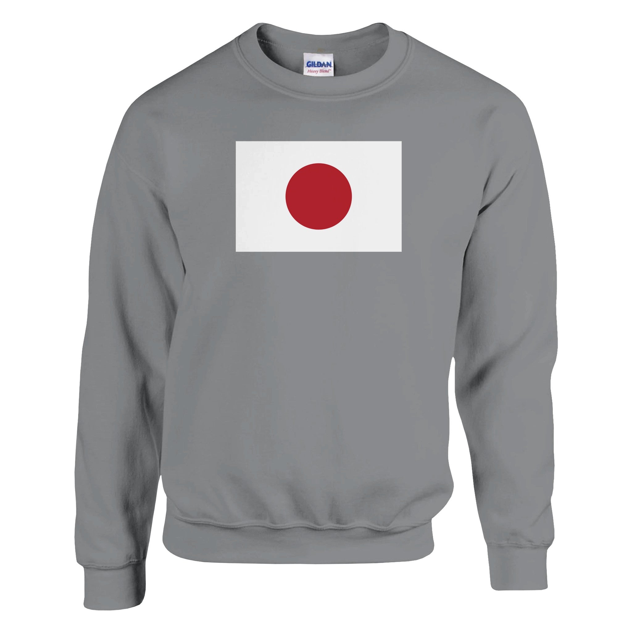 Sweat-shirt Drapeau du Japon en coton et polyester, avec une coupe classique et des détails de couture soignés.