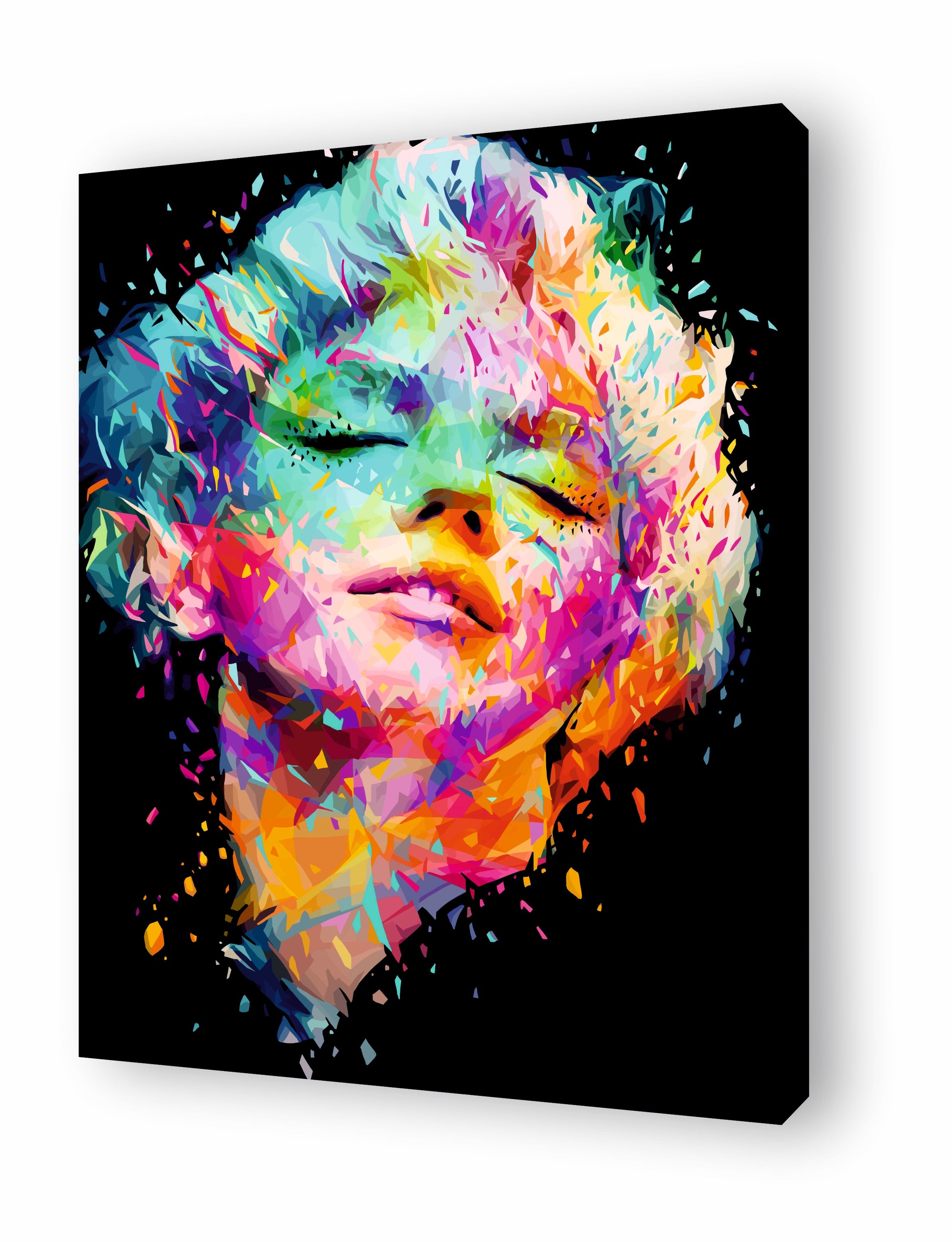 Tableau MARILYN by Alessandro Pautasso, featuring vibrant colors and intricate vector art of Marilyn Monroe.