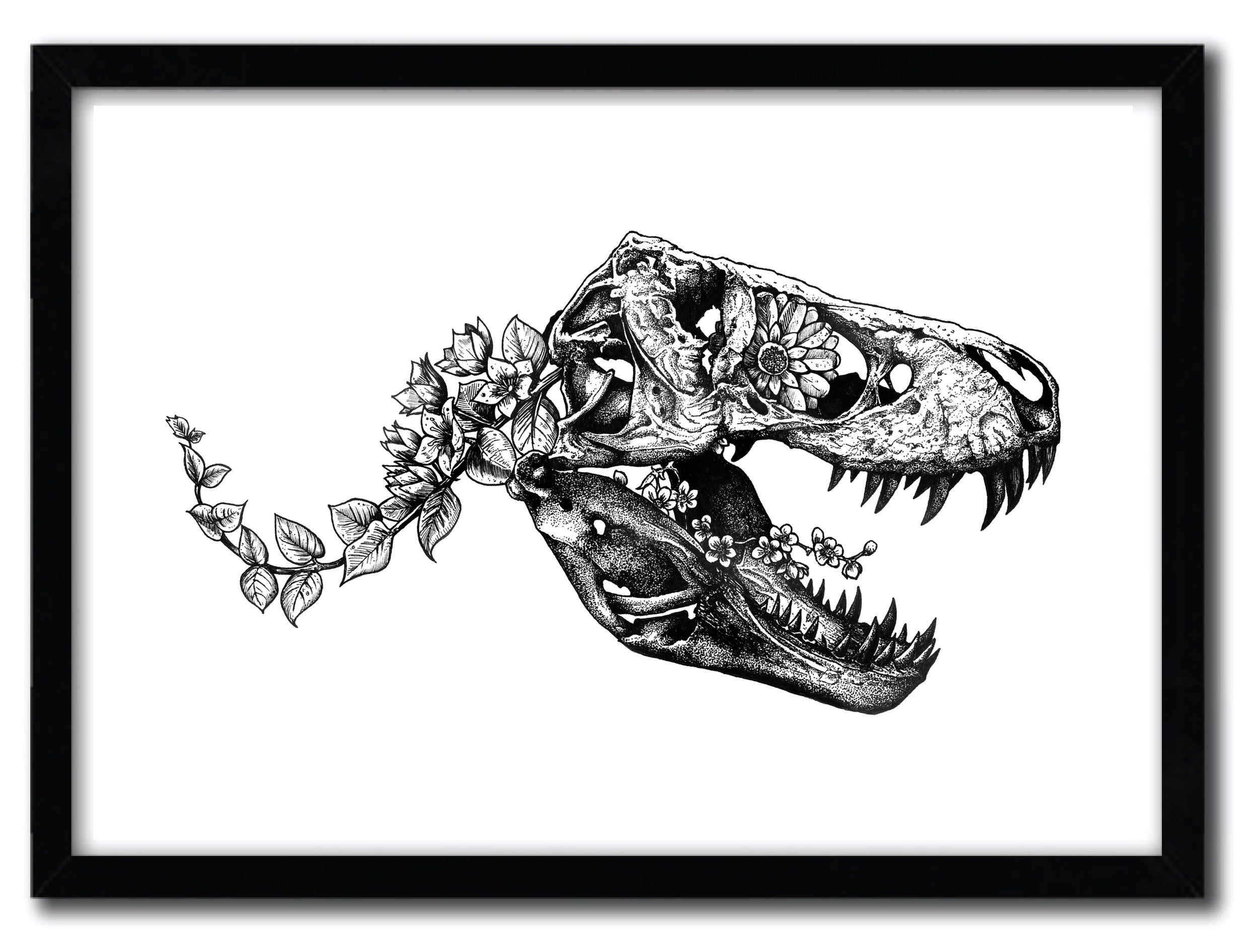 The Rex by SINPIGGYHEAD, a limited edition art print on fine arts paper, showcasing vibrant colors and intricate details.