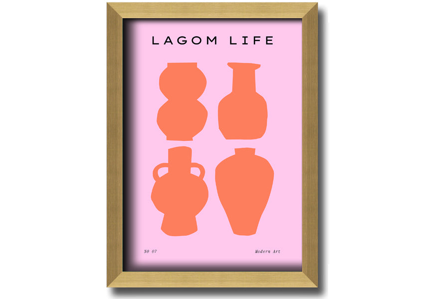 A beautifully framed print from the Terracotta Vase Collection, showcasing unique terracotta designs in a stylish frame.