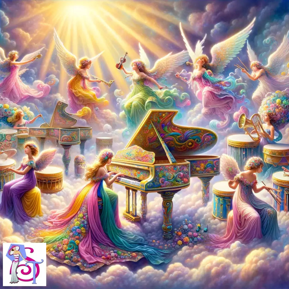 The Wonderscape Land Of Music digital download video cover featuring vibrant colors and musical elements.