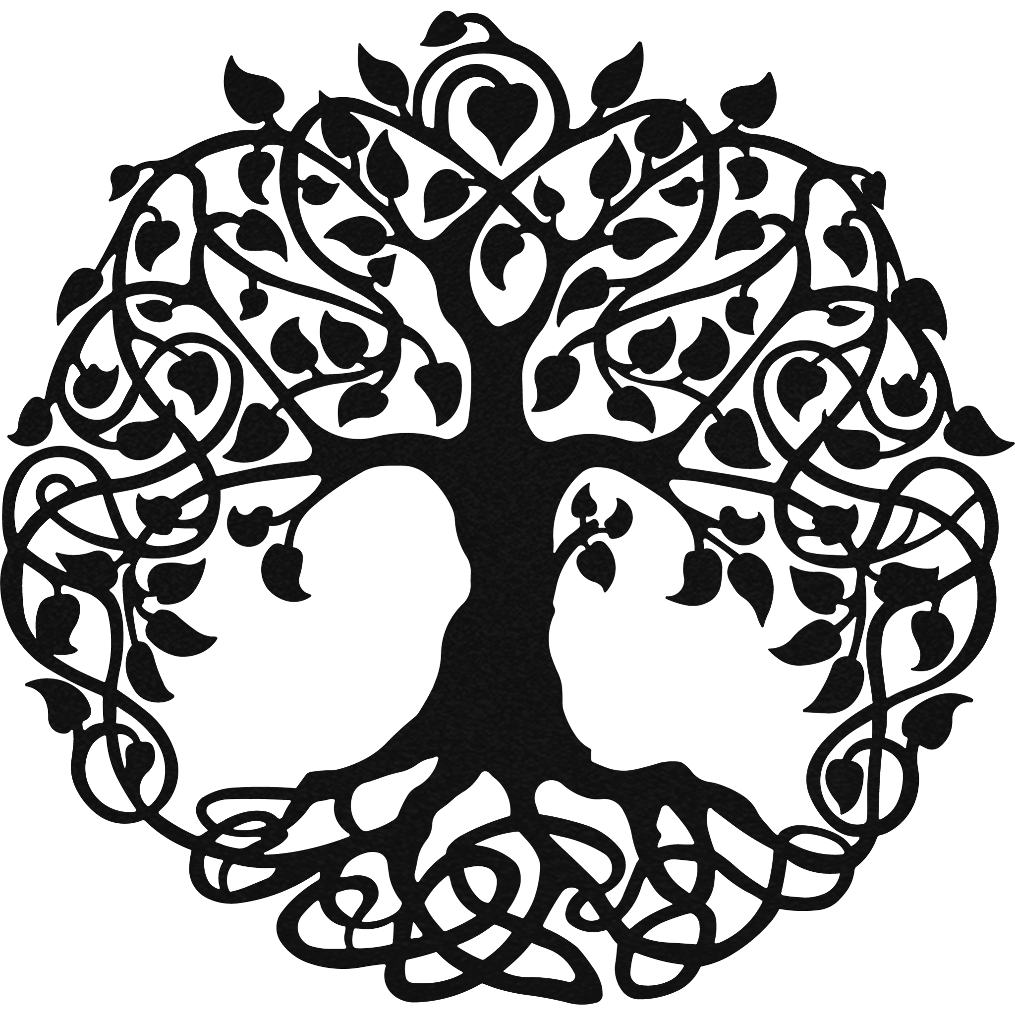 Tree of Life Metal Wall Art showcasing intricate design and durable steel finish, perfect for home decor.