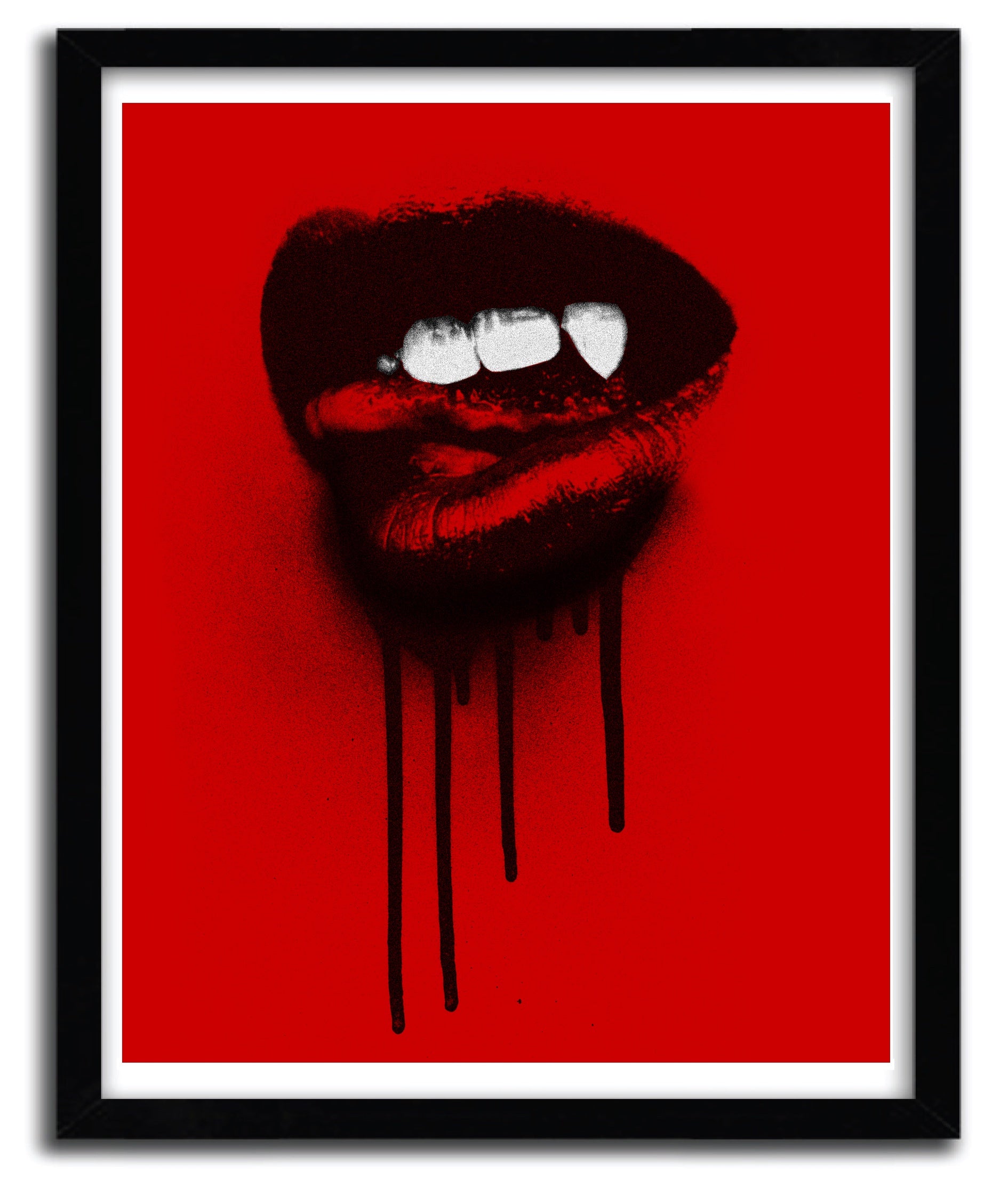 Vampire artwork by SUSHILOVE, printed on fine arts paper, showcasing vibrant colors and intricate details.