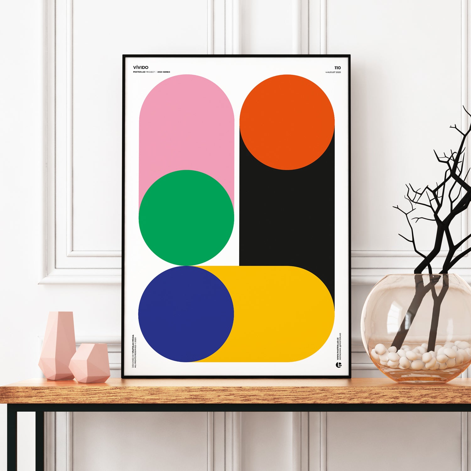 A vibrant museum-quality poster titled Vívido, showcasing rich colors and intricate details on thick matte paper, perfect for home or office decor.